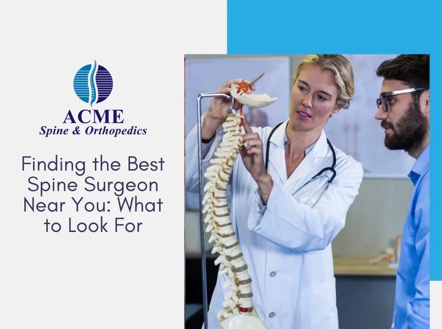 Finding the Best Spine Surgeon Near You: What to Look For
