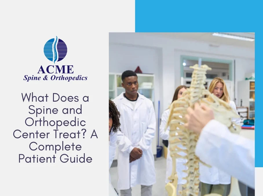 What Does a Spine and Orthopedic Center Treat? A Complete Patient Guide